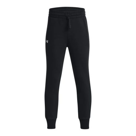 UA RIVAL FLEECE JOGGERS Black White Kids