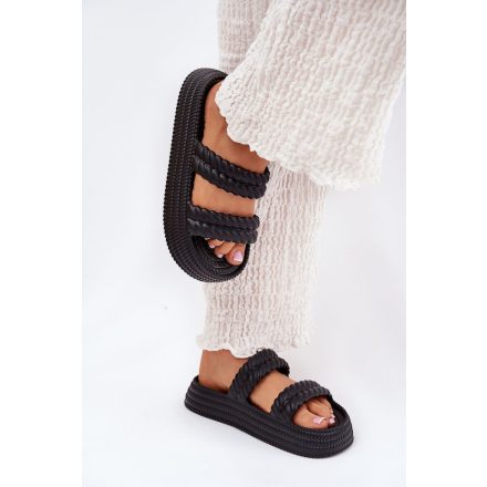 Papucs Step in style (211670) Fekete