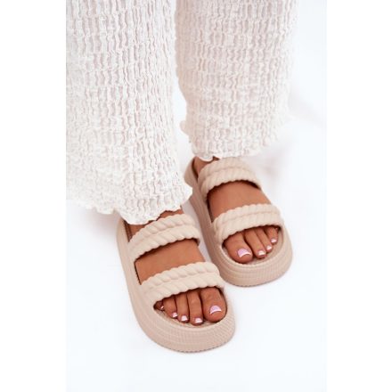 Papucs Step in style (211669) Drapp