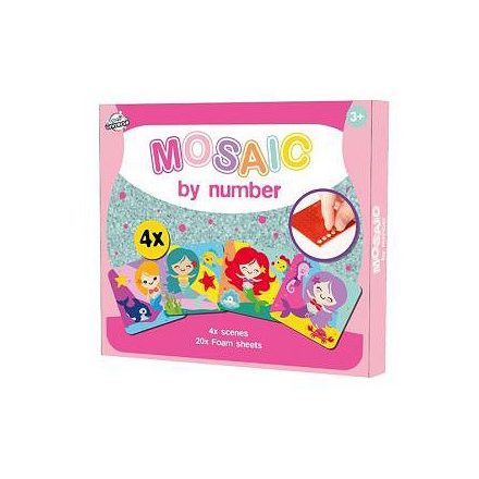 Sellő habszivacs mozaikos kreatív szett