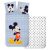 Disney Mickey Strip gyerek, ovis ágyneműhuzat 100×140 cm, 40×45 cm