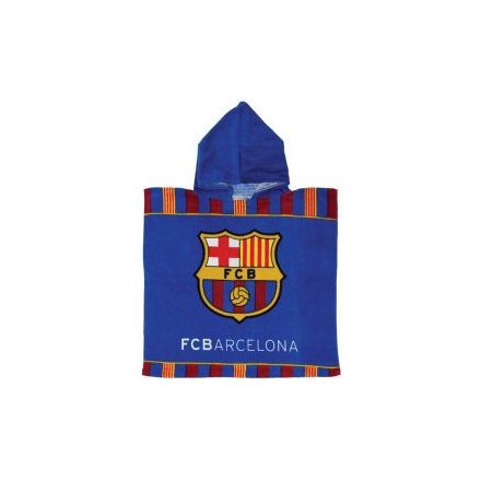 FC Barcelona strand törölköző poncsó 50x100 cm