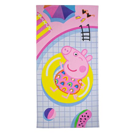 Peppa malac Summer fürdőlepedő, strand törölköző 70x140cm