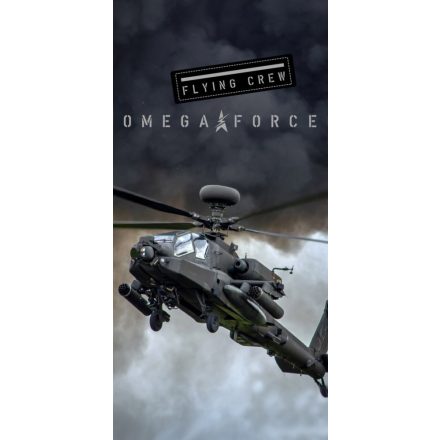 Helikopter Omega Force fürdőlepedő, strand törölköző 70x140cm