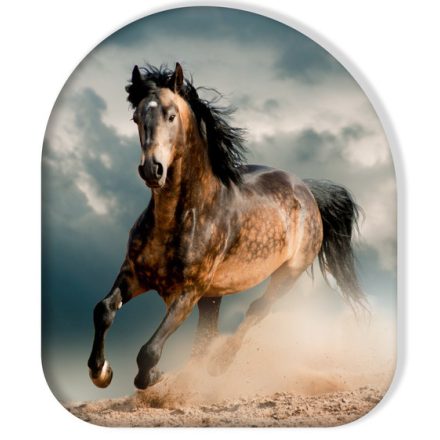 Lovas Wild Stallion formapárna, díszpárna 37x33 cm