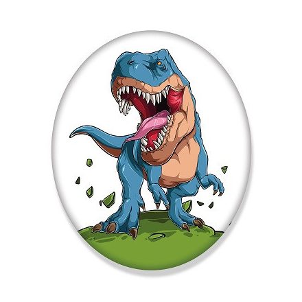 Dinoszaurusz Attack formapárna, díszpárna 35 cm