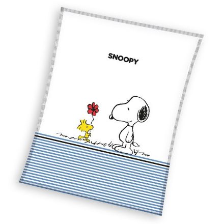 Snoopy Flower polár takaró 130x170cm