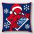 Pókember Snowflakes Karácsony párnahuzat 40x40 cm Velúr