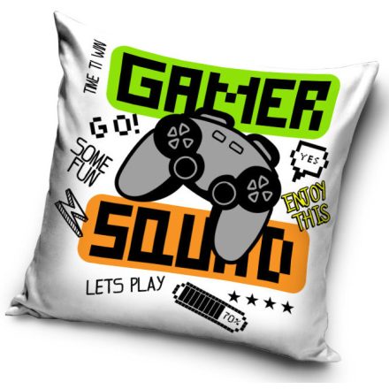 Gamer párna, díszpárna 40 x 40 cm