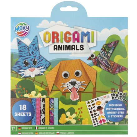 Színes Animals origami állatok kiegészítőkkel