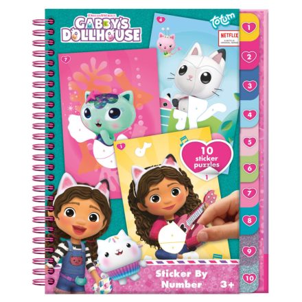 Gabi babaháza Sprinkle Party puzzle matrica és színező szett