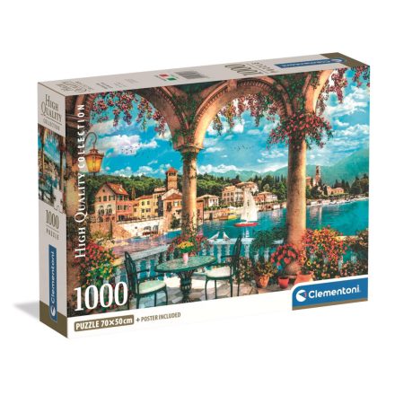 Olaszország View of Lake Como 1000 db-os Compact puzzle Clementoni