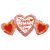 Happy Valentine's Day Trio fólia lufi 86 cm