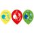Lufis Multicolor léggömb, lufi 6 db-os 9 inch (22,8cm)