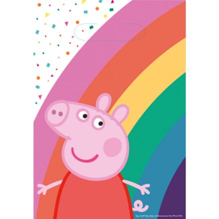 Peppa malac Confetti ajándéktasak, ajándékzacskó 8 db-os