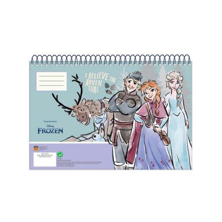 Disney Jégvarázs Adventure A/4 spirál vázlatfüzet 30 lapos