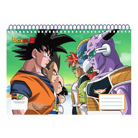 Dragon Ball Namek A/4 spirál vázlatfüzet, 30 lapos