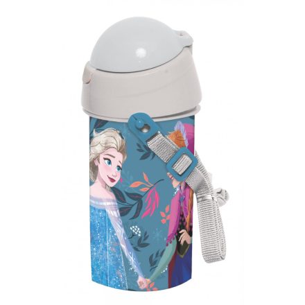 Disney Jégvarázs Explore műanyag szívószálas kulacs akasztóval 500 ml