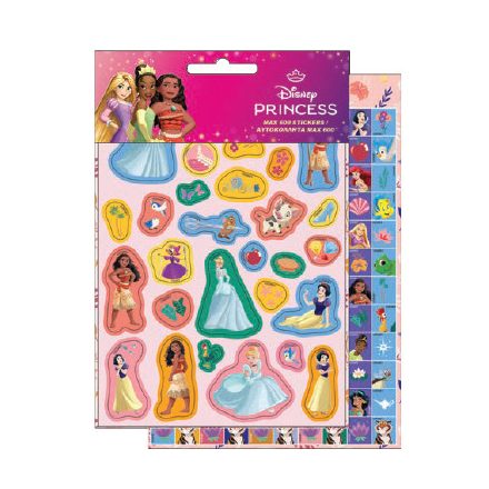 Disney Hercegnők Spring 600 darabos matrica szett