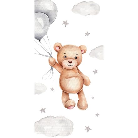 Maci Teddy fürdőlepedő, strand törölköző 70x140cm