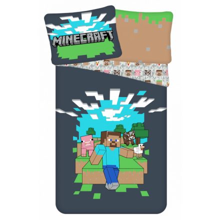 Minecraft Pixel Paradise ágyneműhuzat 140×200cm, 70×90 cm