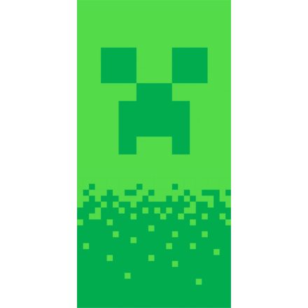 Minecraft Digital Creeper fürdőlepedő, strand törölköző 70x140cm
