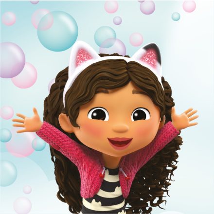 Gabi babaháza Bubbles kéztörlő, arctörlő, törölköző 30x30cm