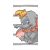 Disney Dumbo Stripe fürdőlepedő, strand törölköző 70x140cm