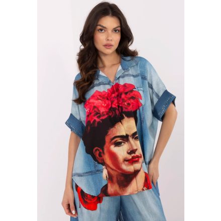 Rövid ujjú ing model 210032 Italy Moda