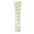 Színes Colorful Dots papír szívószál 12 db-os