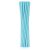 Kék Light Blue Chevron papír szívószál 12 db-os