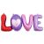 Love Colorful fólia lufi 74x29 cm