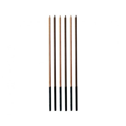 Barna Metallic tortagyertya, gyertya szett 6 db-os