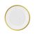 Arany Gold Celebrate papírtányér 6 db-os 18 cm
