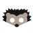 Sün Hedgehog filc maszk 17,5 cm