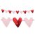 Szerelem Hearts girland 200 cm
