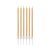 Arany Metallic Light Gold tortagyertya, gyertya szett 6 db-os