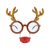 Szarvas Reindeer szemüveg piros orral