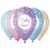 Baby Shower Metallic léggömb, lufi 5 db-os 12 inch (30 cm)