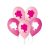 Hercegnő My Pink World léggömb, lufi 5 db-os 12 inch (30 cm)