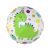 Dinoszaurusz Party gömb fólia lufi 36 cm
