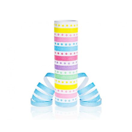 Színes Rainbow Dots szerpentin 4 m