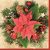 Karácsony Red Poinsettia szalvéta 20 db-os 33x33 cm