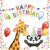 Happy Birthday Star szalvéta 20 db-os 33x33 cm