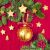 Karácsony Gold Bauble szalvéta 20 db-os 33x33 cm