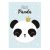 Panda Crown A/4 gumis mappa