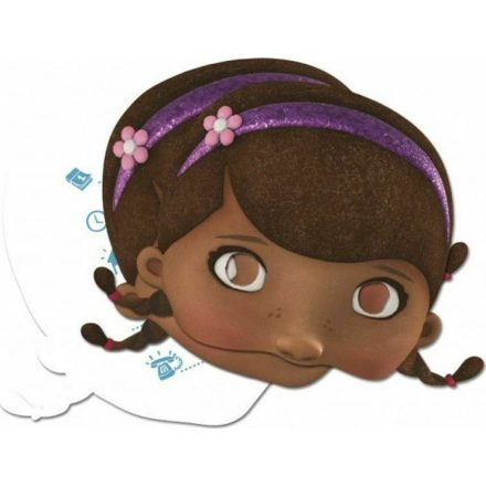 Disney Dr Plüssi Brown 2 az 1-ben meghívó és maszk 4 db-os