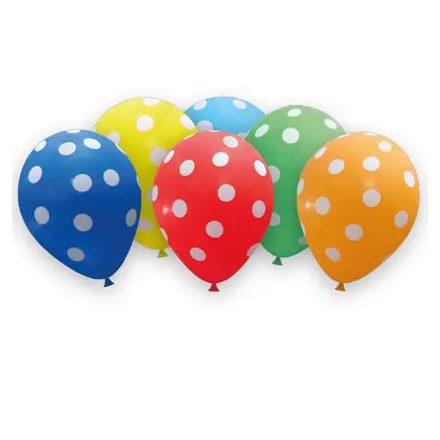 Colorful Dots, Színes léggömb, lufi 6 db-os