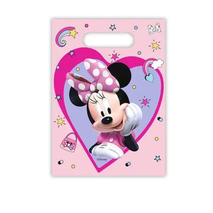 Disney Minnie Junior ajándéktasak, ajándékzacskó 6 db-os