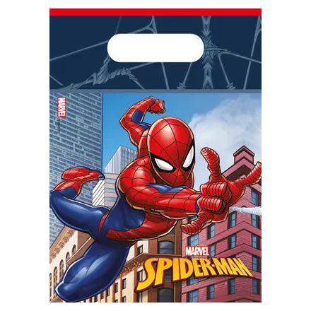 Pókember Crime Fighter ajándéktasak, ajándékzacskó 6 db-os